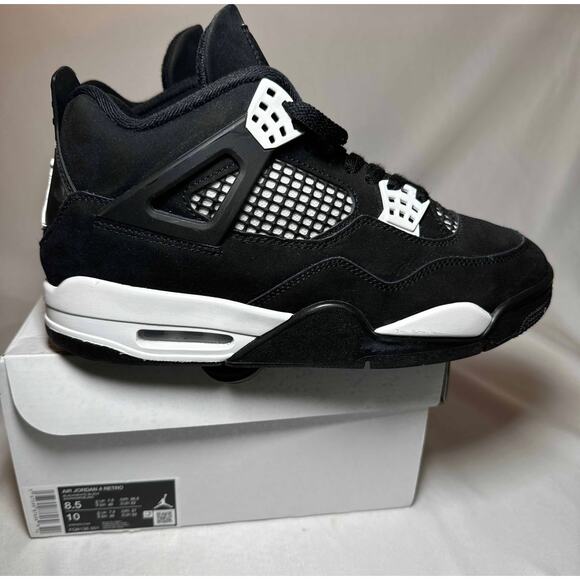 Nike Other - Size 8.5 - Nike Air Jordan 4 Retro White Thunder Men's Shoes